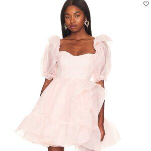 Selkie The Bebe Bloom Dress Light Pink Size L